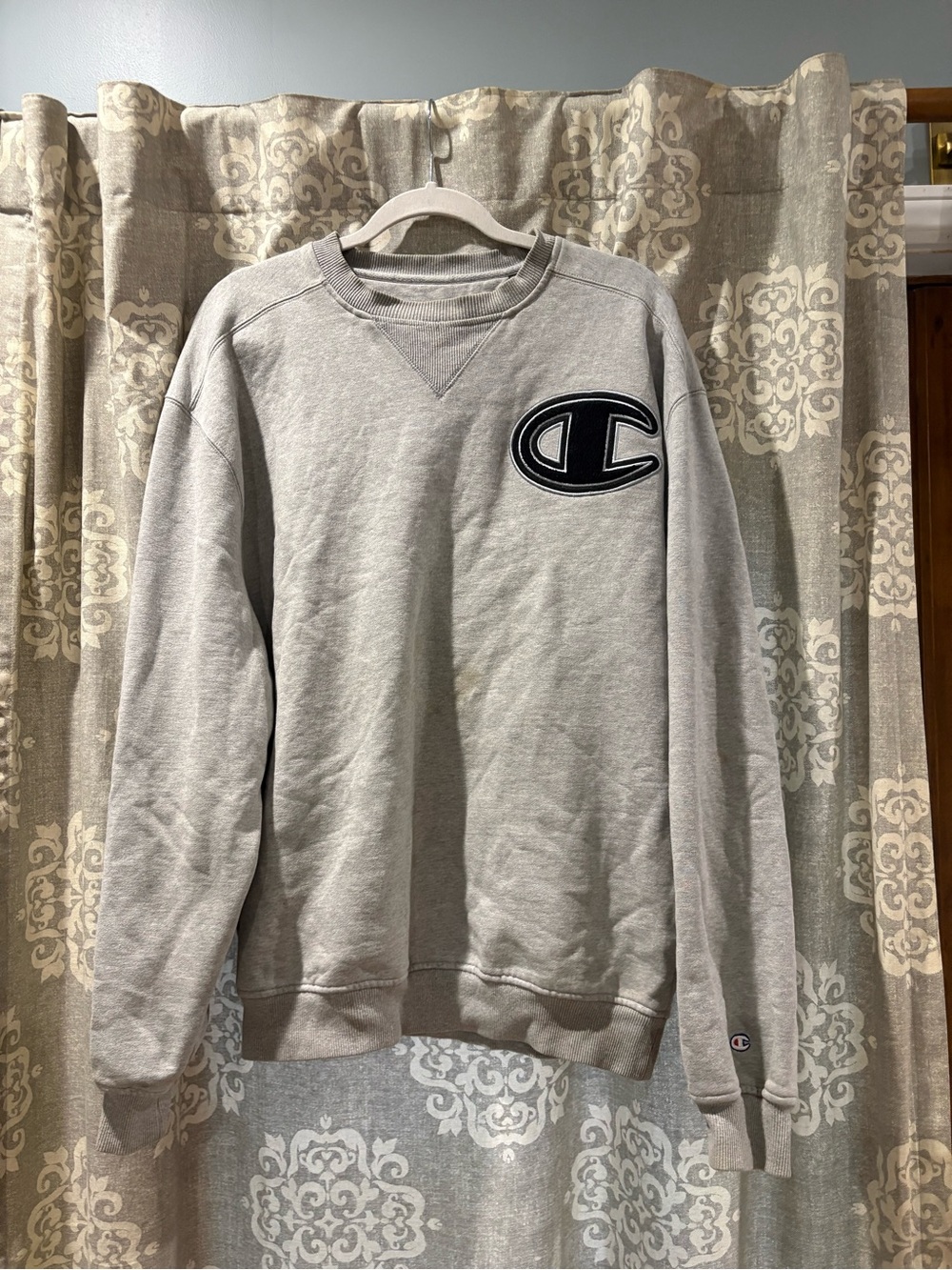 Champion Light Gray Vintage Crewneck Sweatshirt
